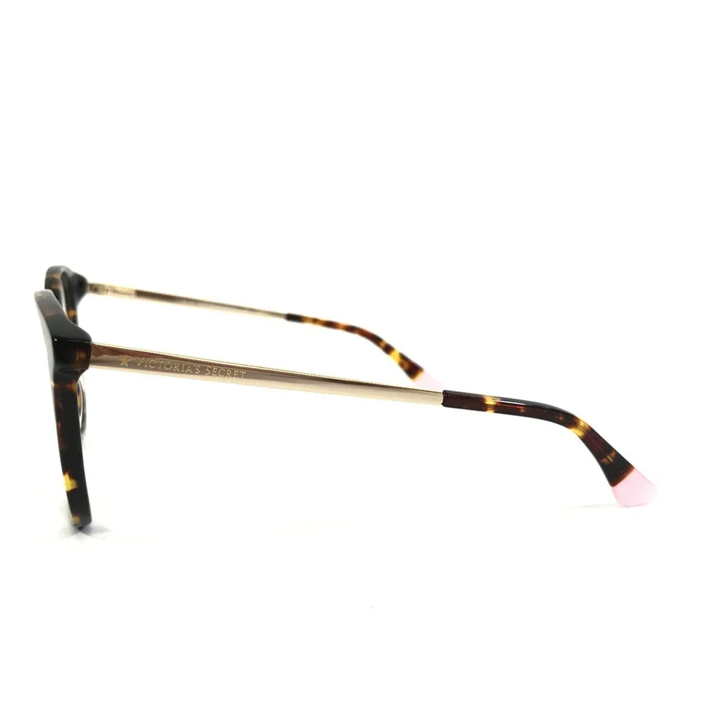 Victoria's Secret Eyeglasses Frames VS5004 052 Tortoise Gold Round 53-17-140